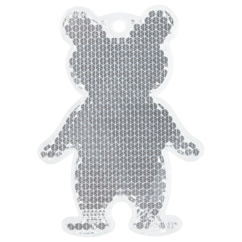 Пешеходный светоотражатель &laquo;Мишка&raquo;, белый арт.4815.60