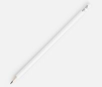 Карандаш простой Triangle с ластиком, белый арт.1884.60