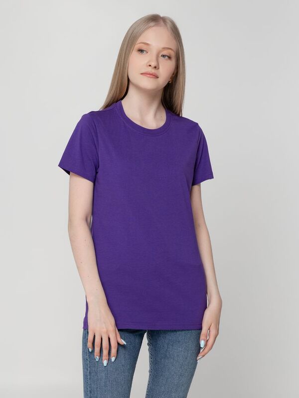 Футболка женская T-bolka Lady, фиолетовая арт.1878.77