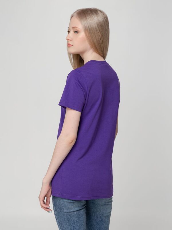 Футболка женская T-bolka Lady, фиолетовая арт.1878.77
