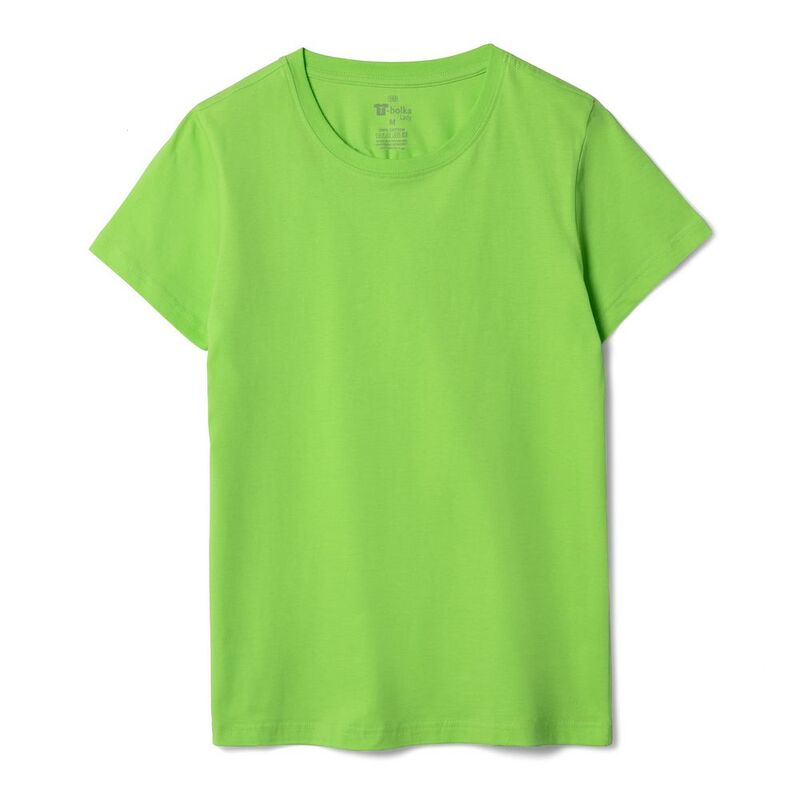 Футболка женская T-bolka Lady, зеленое яблоко арт.1878.94