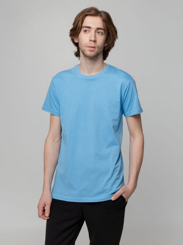 Футболка унисекс T-bolka 140, голубая арт.5190.14