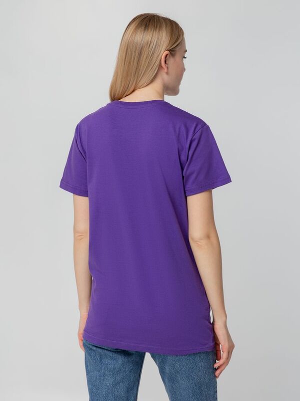 Футболка унисекс T-bolka 140, фиолетовая арт.5190.77