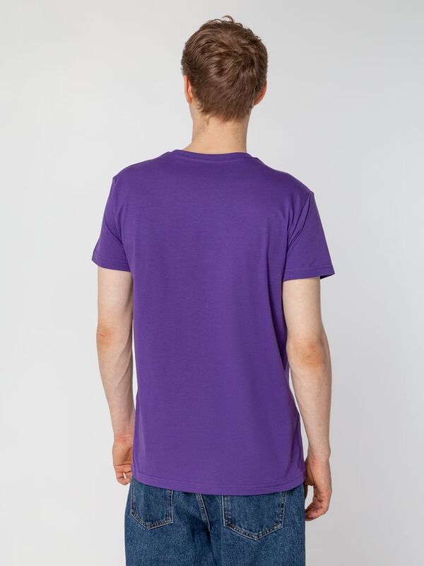 Футболка унисекс T-Bolka 160, фиолетовая арт.6140.77