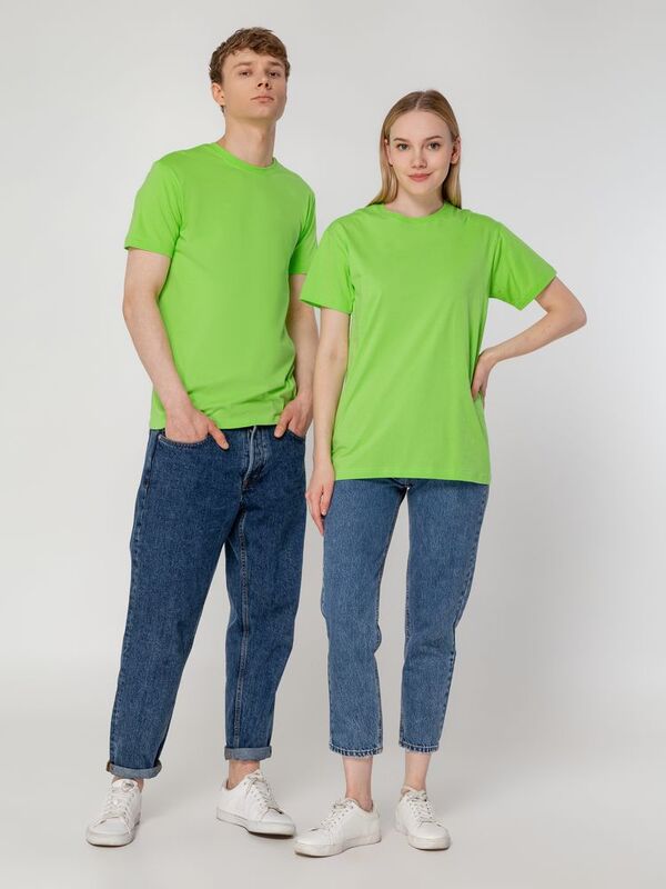 Футболка унисекс T-Bolka 160, зеленое яблоко арт.6140.94