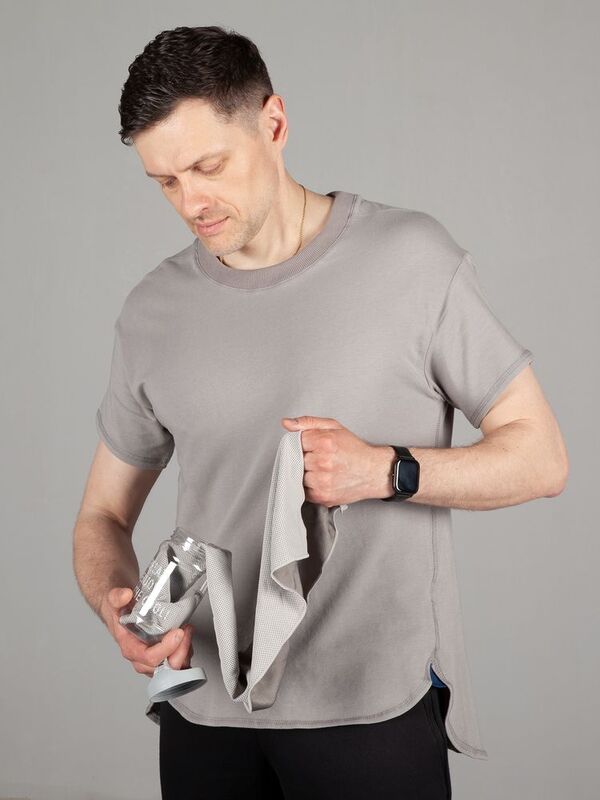 Охлаждающее полотенце Weddell, серое арт.5965.12