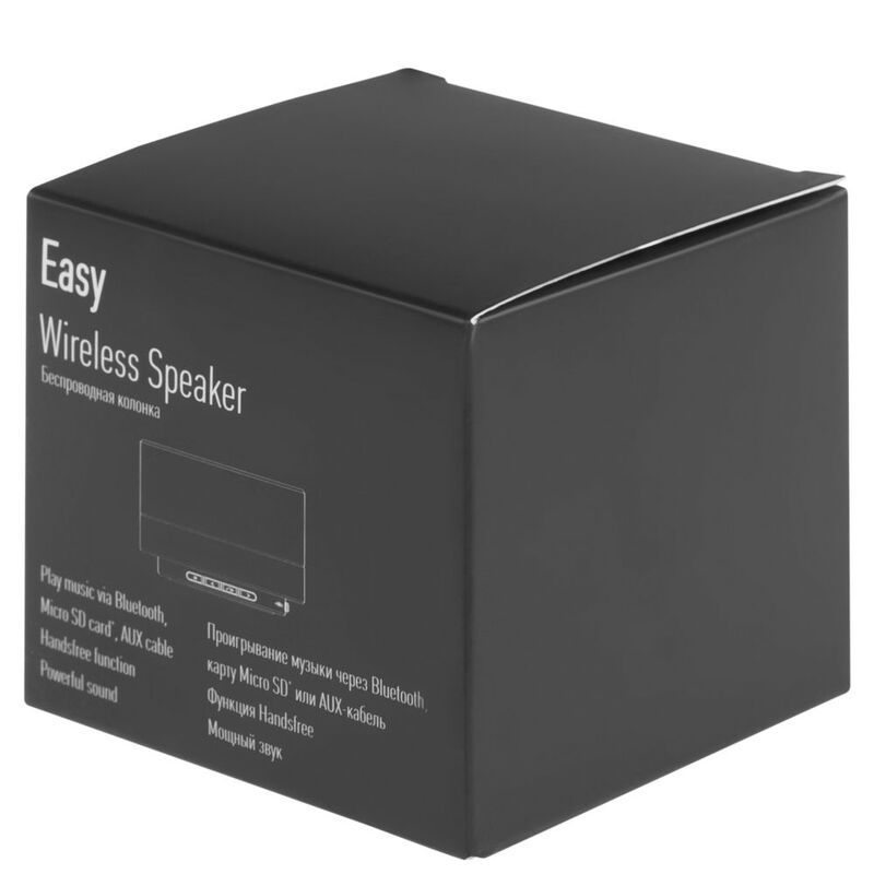 Беспроводная колонка Easy, черная арт.1690.30