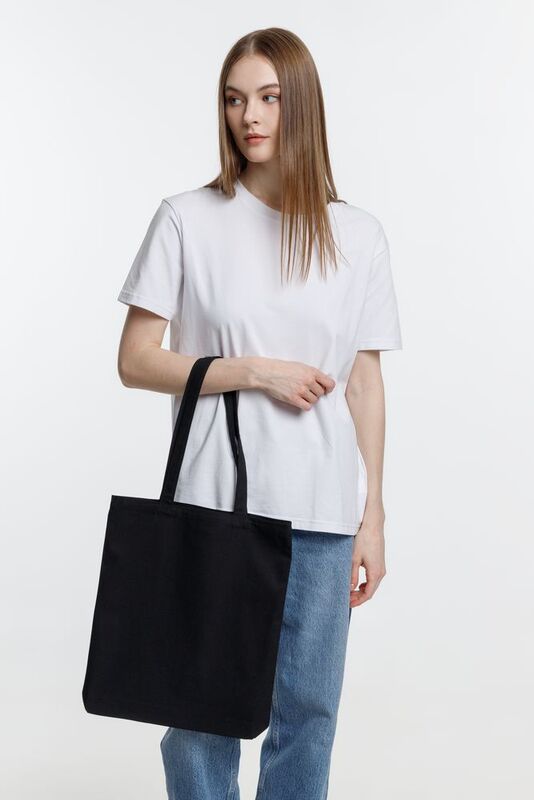 Холщовая сумка Strong 210, черная арт.5253.30