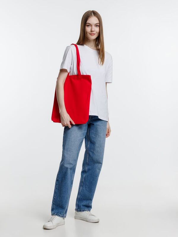 Холщовая сумка Strong 210, красная арт.5253.50