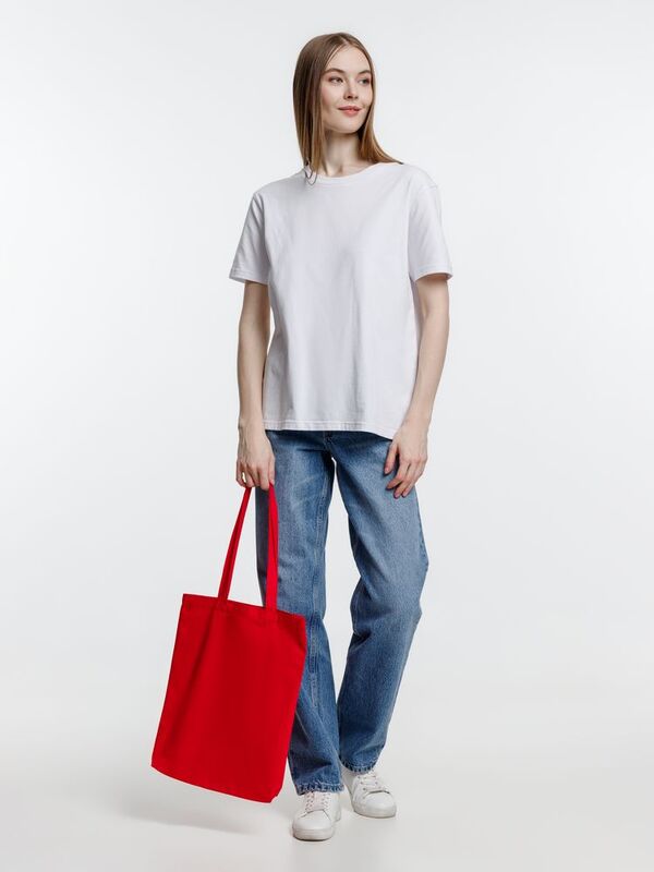 Холщовая сумка Strong 210, красная арт.5253.50