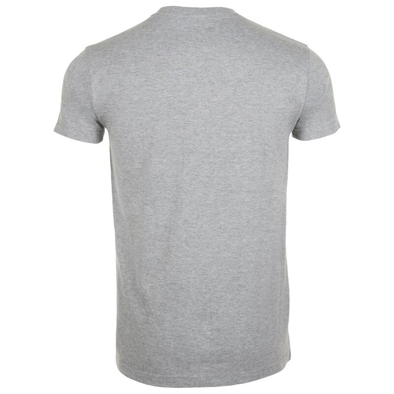 Футболка мужская приталенная Imperial Fit 190, серый меланж арт.5848.11