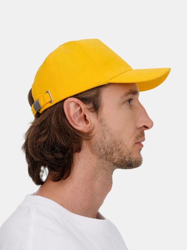 Бейсболка Long Beach, желтая арт.6538.80