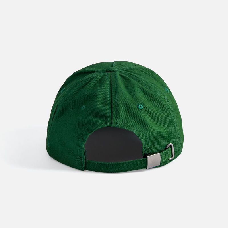 Бейсболка Long Beach, темно-зеленая арт.6538.90