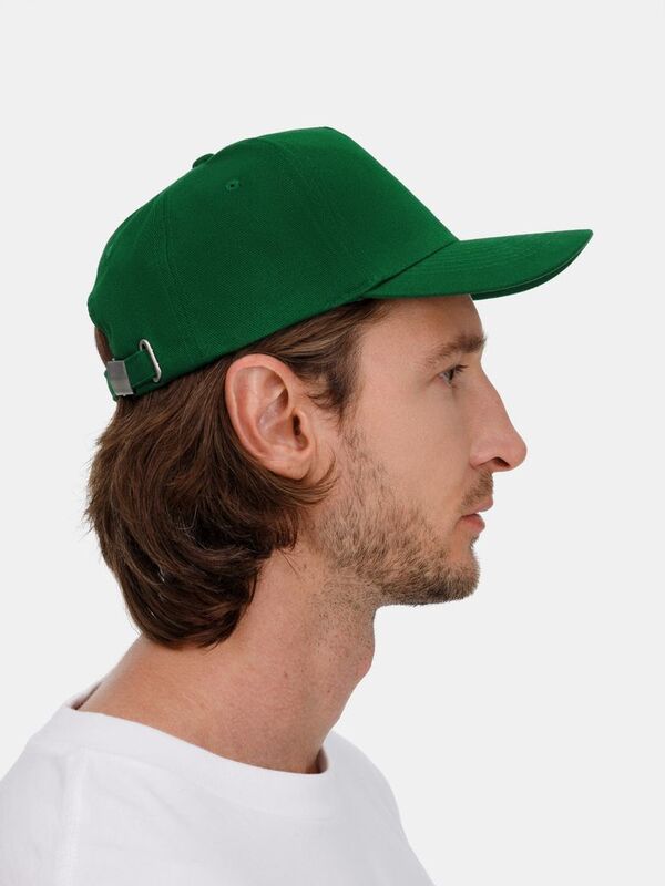Бейсболка Long Beach, темно-зеленая арт.6538.90