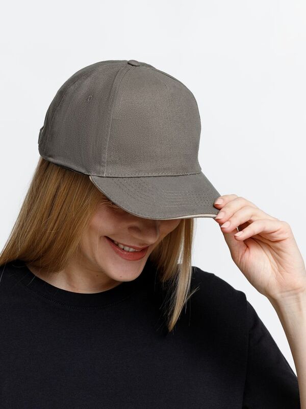 Бейсболка Long Beach, хаки с бежевым арт.6538.99