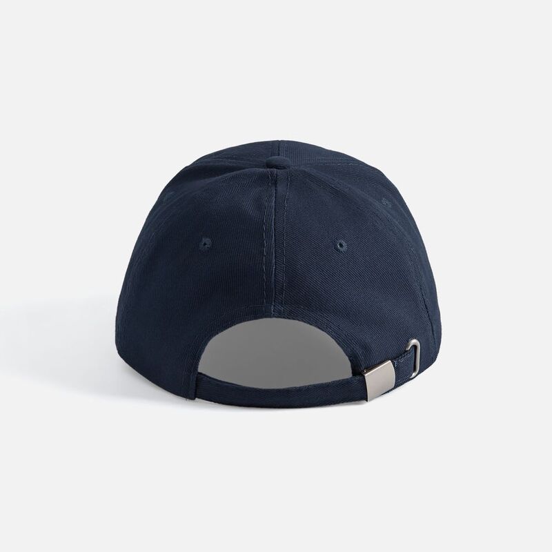 Бейсболка Buffalo, темно-синяя с неоново-оранжевым арт.6404.42