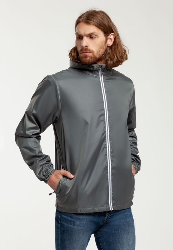 Ветровка мужская Fastplant серая арт.1695.11