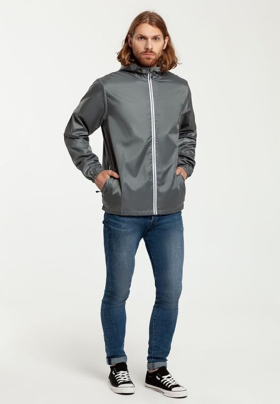 Ветровка мужская Fastplant серая арт.1695.11