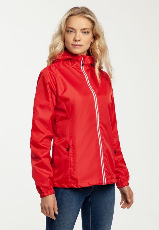 Ветровка женская Fastplant красная арт.1696.50