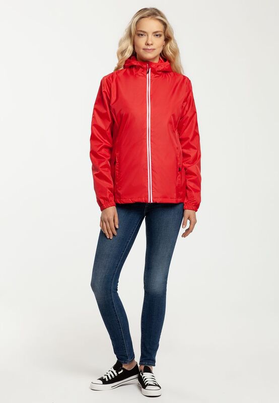 Ветровка женская Fastplant красная арт.1696.50
