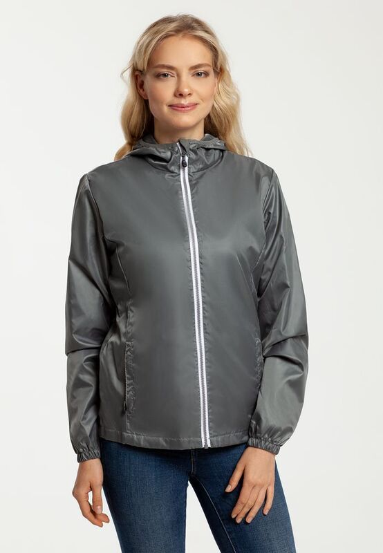 Ветровка женская Fastplant серая арт.1696.11