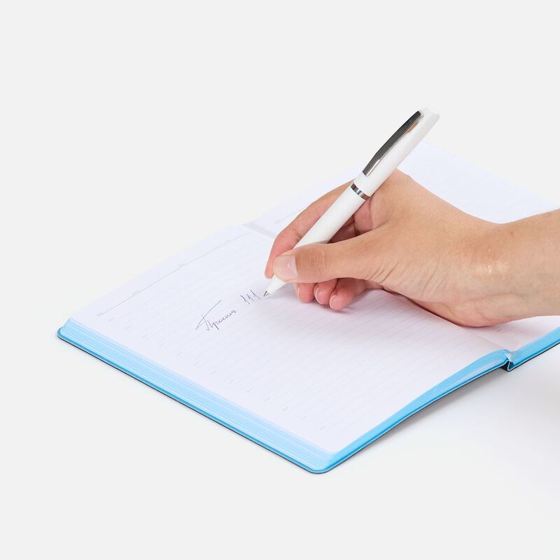 Ручка шариковая Bolt Soft Touch, белая арт.3140.60