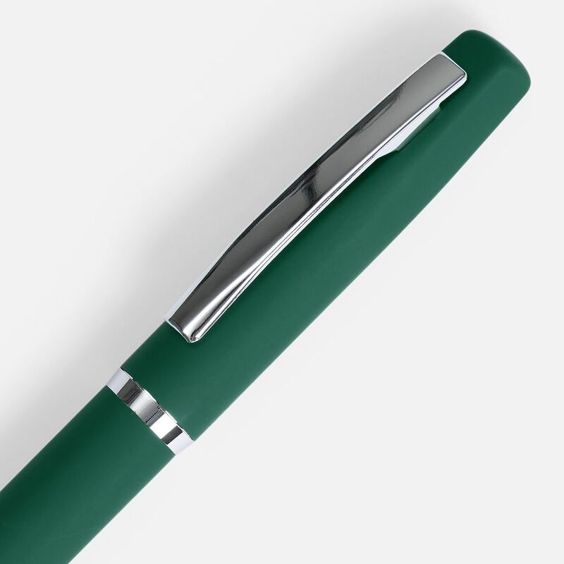 Ручка шариковая Bolt Soft Touch, зеленая арт.3140.90