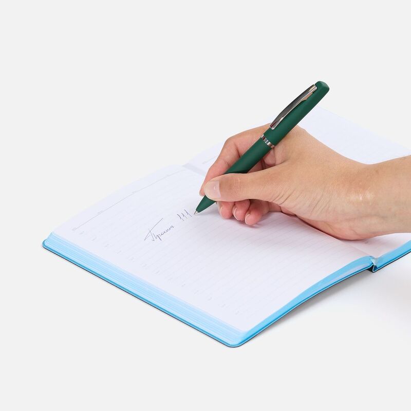 Ручка шариковая Bolt Soft Touch, зеленая арт.3140.90