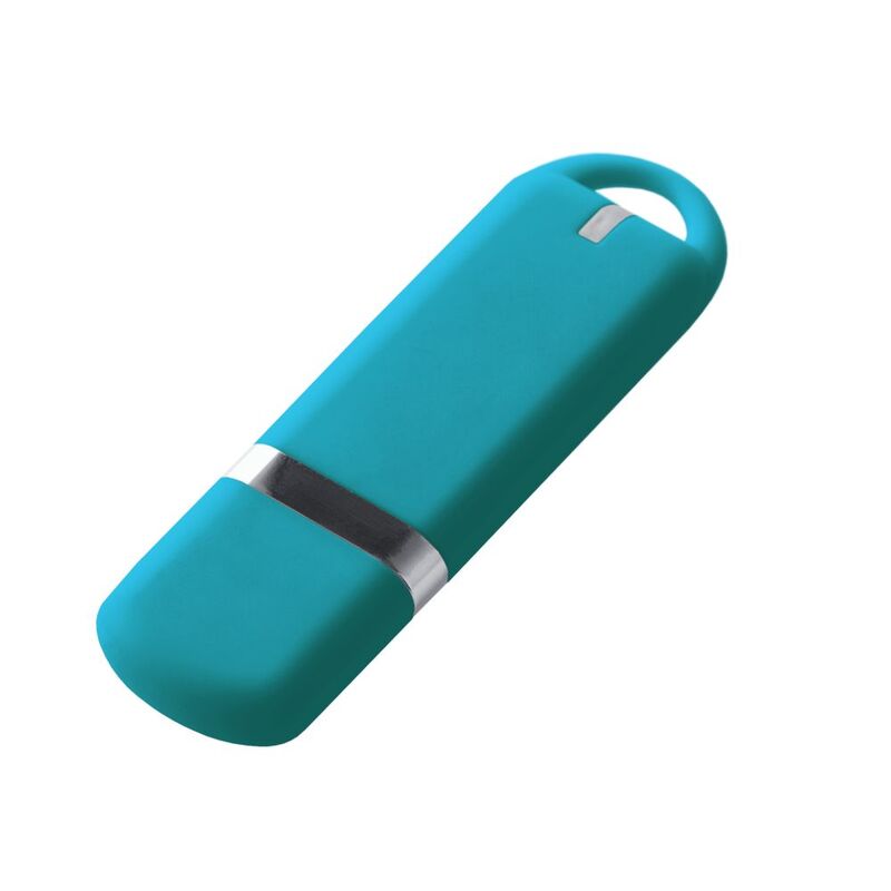 Флешка Memo, 8 Гб, бирюзовая арт.3548.42