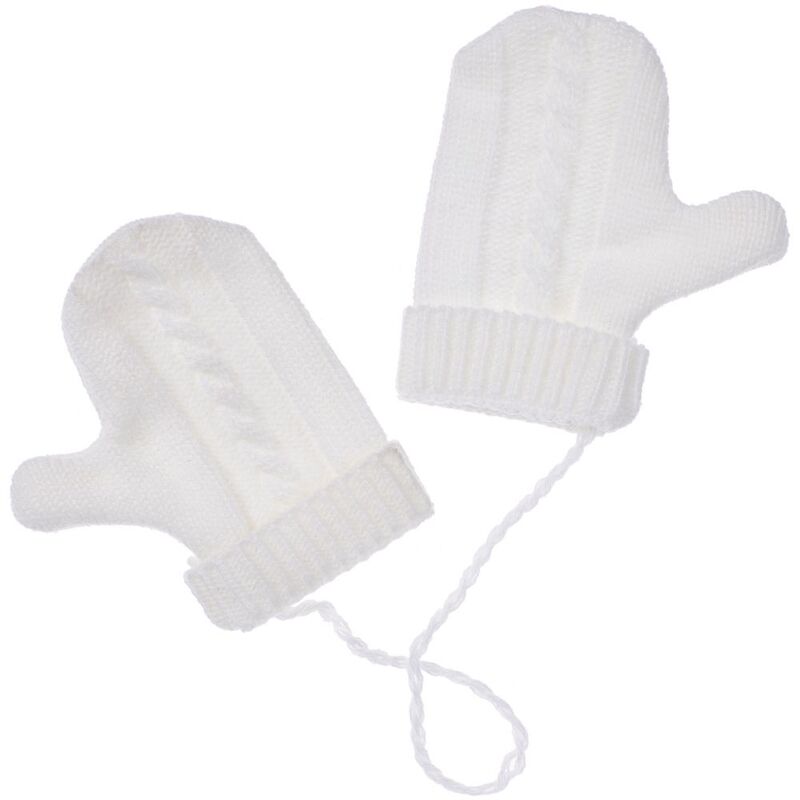 Игрушка на елку &laquo;Рукавички&raquo;, белые арт.72712.60