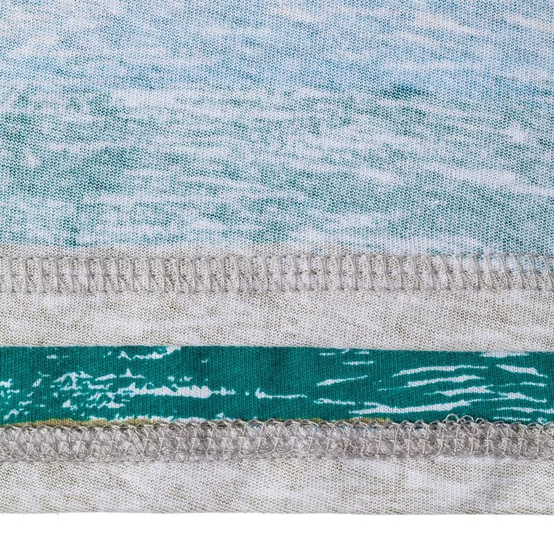 Футболка мужская Rayet двусторонняя, голубая с зеленым арт.3481.40