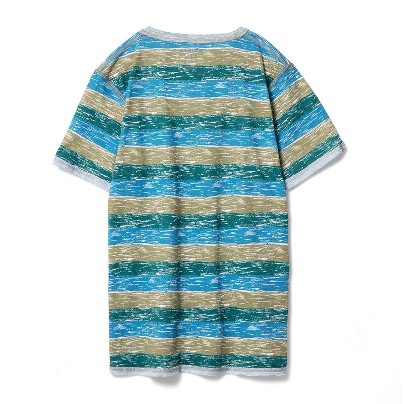 Футболка мужская Rayet двусторонняя, голубая с зеленым арт.3481.40