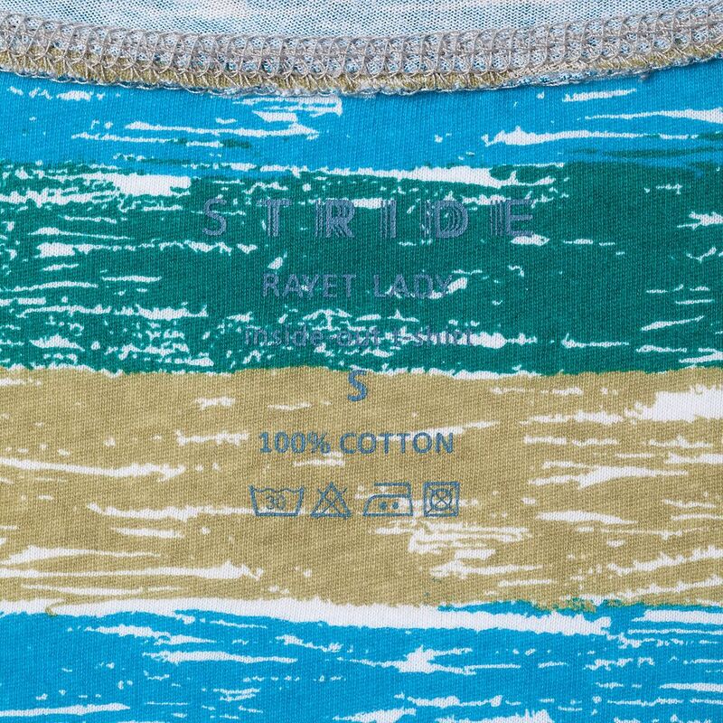 Футболка женская Rayet Lady двусторонняя, голубая с зеленым арт.3482.40