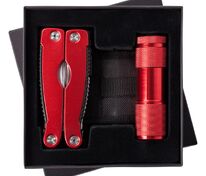 Набор Handmaster: фонарик и мультитул, красный арт.3495.50