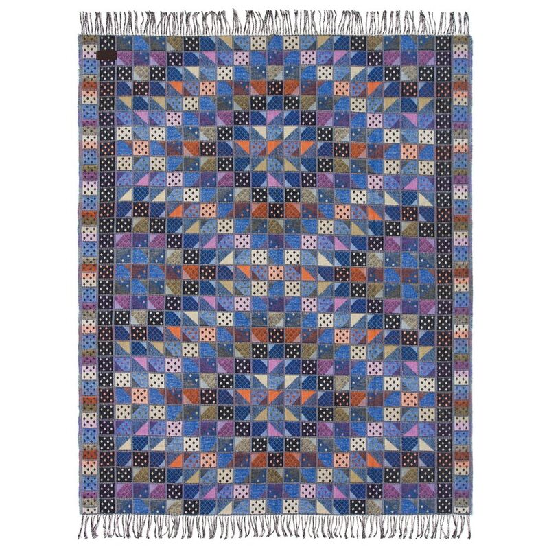 Плед Illinois, синий арт.7233.40