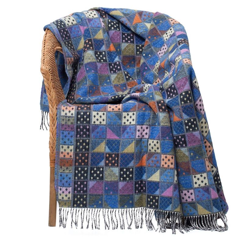 Плед Illinois, синий арт.7233.40