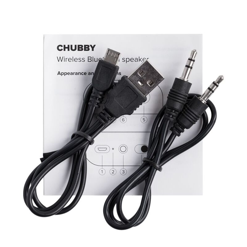 Беспроводная колонка Chubby, белая арт.7557.60