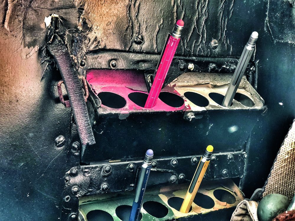 Ручка шариковая Construction, мультиинструмент, синяя арт.6462.40