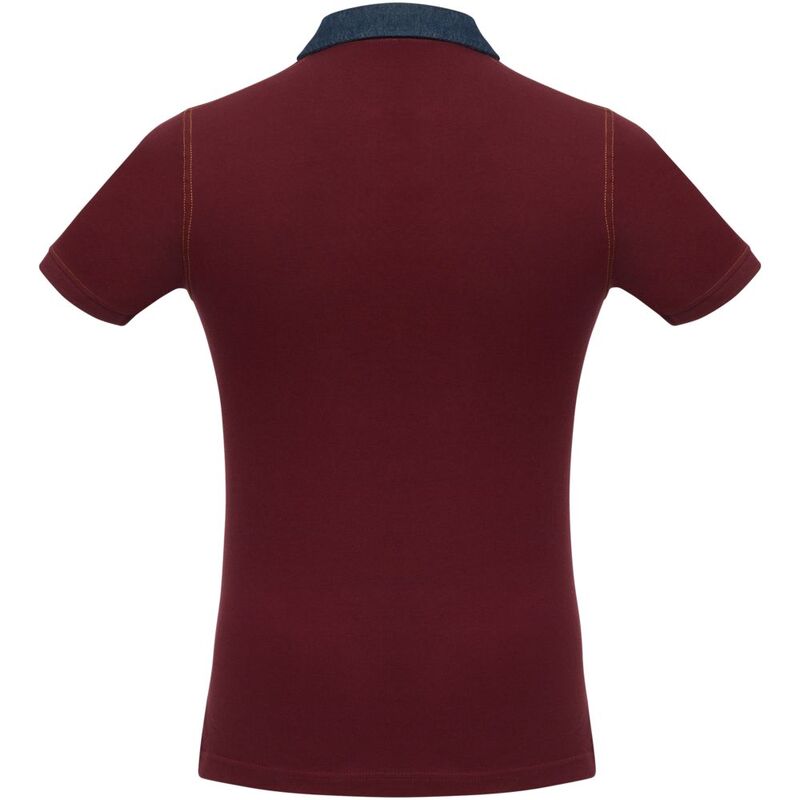 Рубашка поло мужская DNM Forward бордовая арт.PMD30931