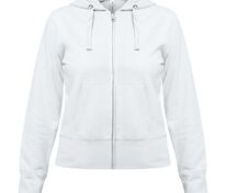 Толстовка женская Hooded Full Zip белая арт.WW642001