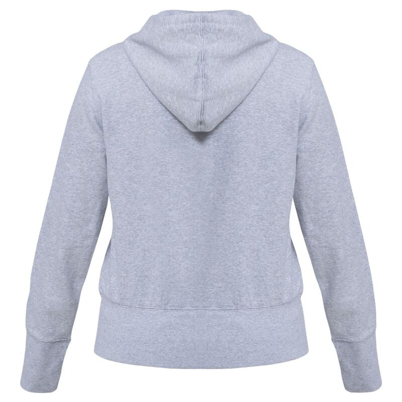 Толстовка женская Hooded Full Zip серый меланж арт.WW642610