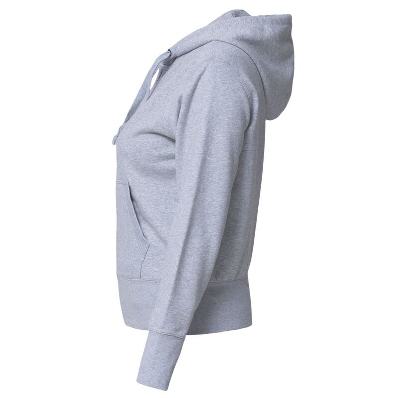 Толстовка женская Hooded Full Zip серый меланж арт.WW642610