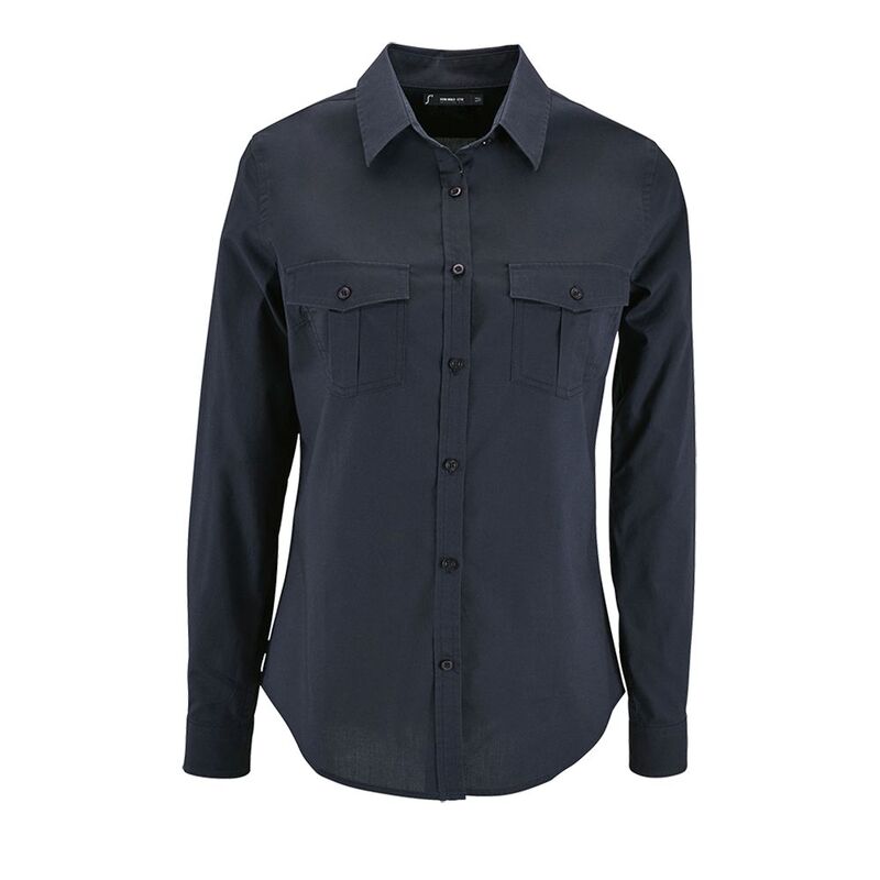 Рубашка женская Burma Women, темно-синяя арт.02764228