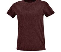Футболка женская Imperial Fit Women, бордовый меланж арт.02080148