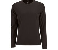 Футболка с длинным рукавом Imperial LSL Women, черная арт.02075309