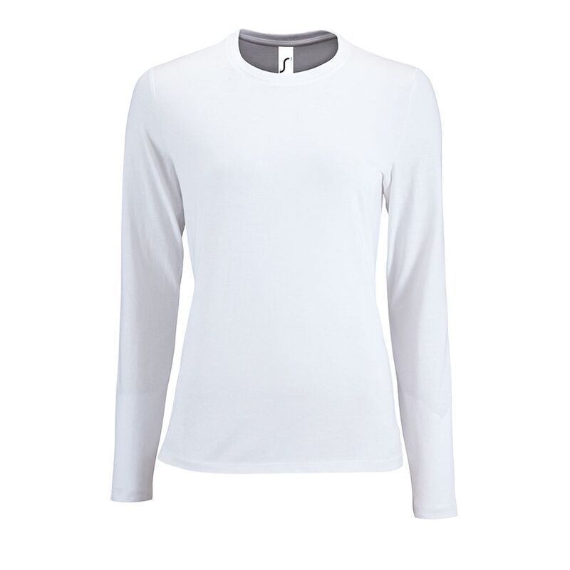 Футболка с длинным рукавом Imperial LSL Women, белая арт.02075102