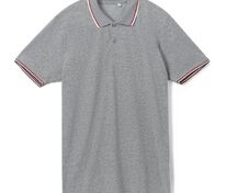 Рубашка поло мужская Paname Men, черный меланж арт.02081311