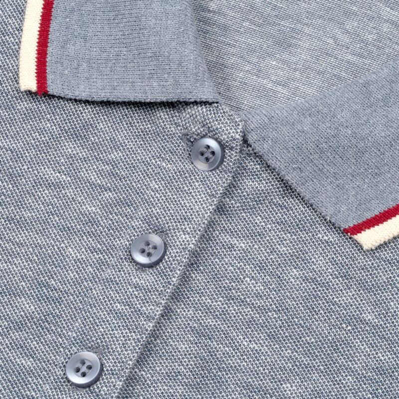 Рубашка поло мужская Paname Men, голубой меланж арт.02081218