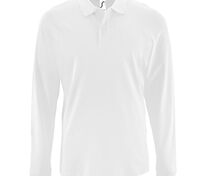 Рубашка поло мужская с длинным рукавом Perfect LSL Men, белая арт.02087102