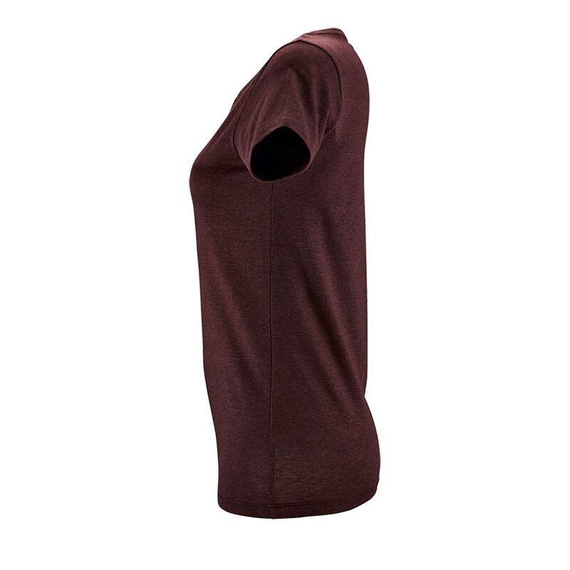 Футболка женская Regent Fit Women, бордовый меланж арт.02758148